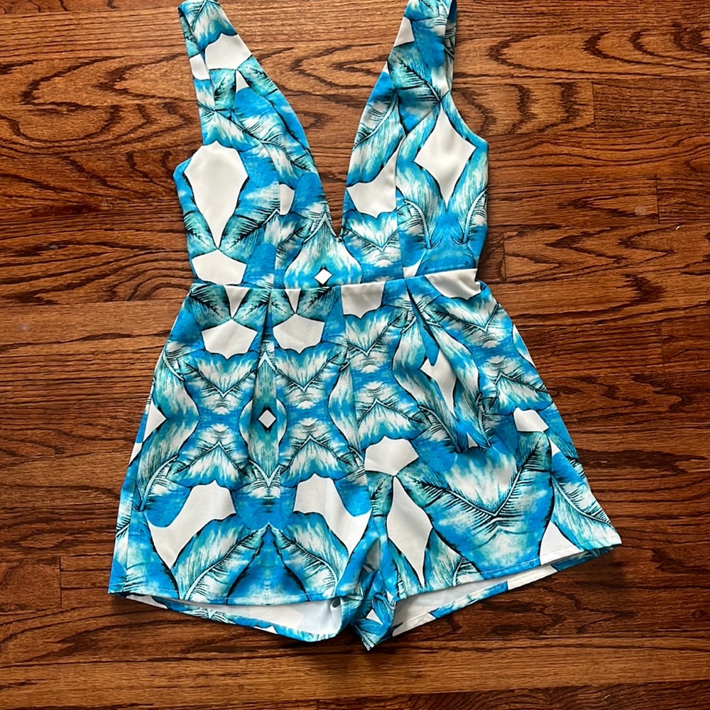 Blue romper